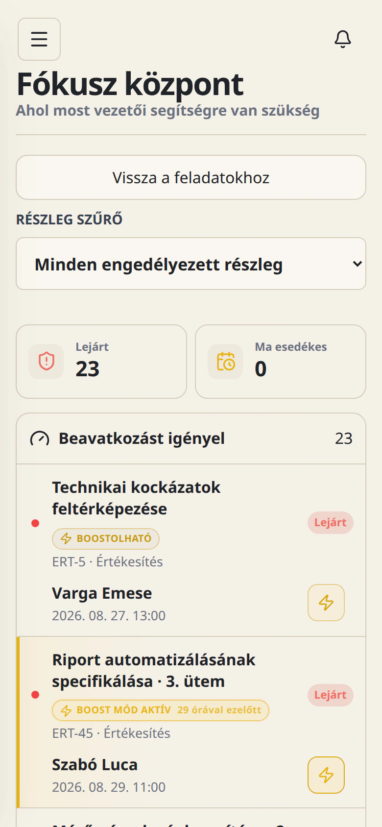 A Cetli Fókusz központja mobilon