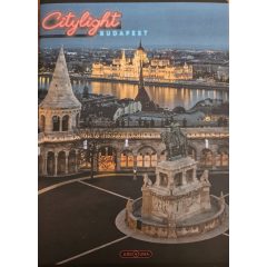   Ars Una City light A/5 extra kapcsos füzet-négyzethálós - BUDAPEST