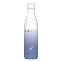 Ars Una duplafalú fémkulacs-500ml - Purple-white