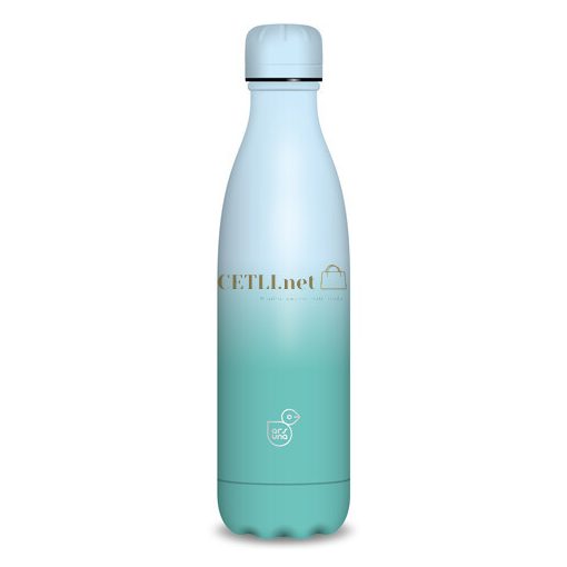 ARS UNA DUPLAFALÚ FÉMKULACS-500 ML - TURQUOISE-LIGHT BLUE