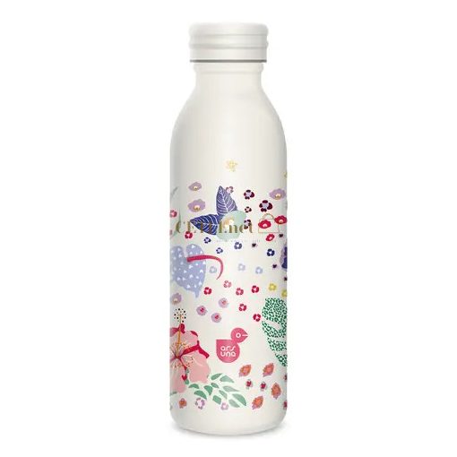 Ars Una duplafalú fémkulacs-600 ml - Cream Hibiscus