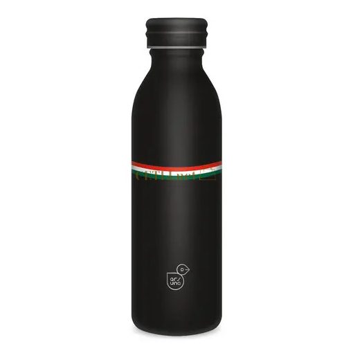 Ars Una duplafalú fémkulacs-600 ml - Flag-black