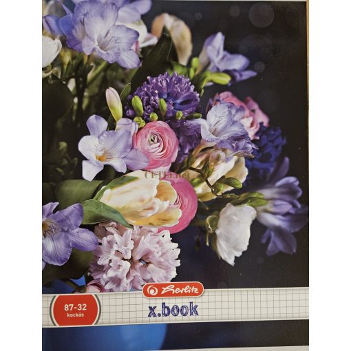 Herlitz, füzet A4/87-32 kockás Flower