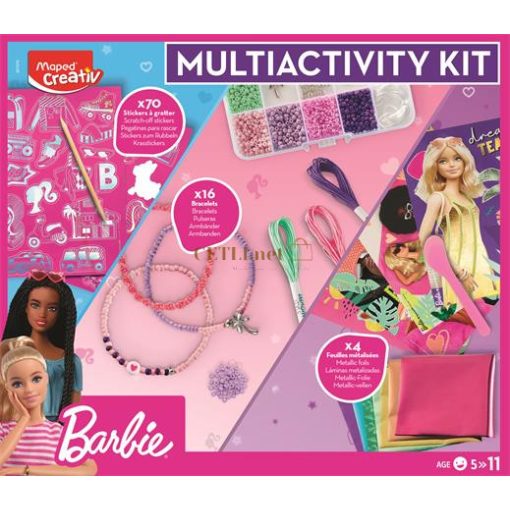 Kreatív Barbie készlet, 3 az egyben, MAPED CREATIV "Multi Kit Barbie"