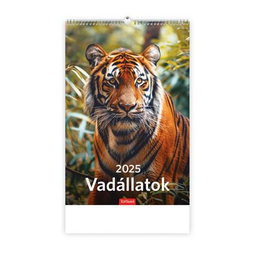 Naptár, fali, TOPTIMER "Vadállatok"